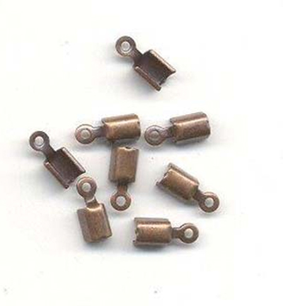 11808-1563 - Hobby Crafting Fun - Cord Clasp small,  Antique Copper - 