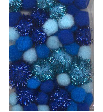 12233-3303 - Hobby Crafting Fun - Mix PomPom Set, Garçon - Set