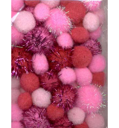 12233-3304 - Hobby Crafting Fun - Mix PomPom Set, Fille - Set