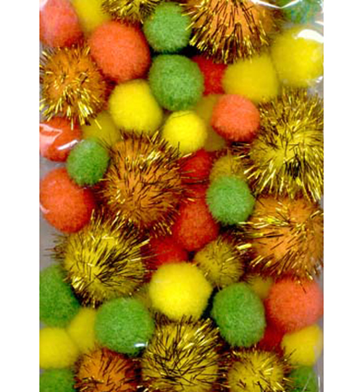 12233-3305 - Hobby Crafting Fun - Mix PomPom Set, Pâques - Set