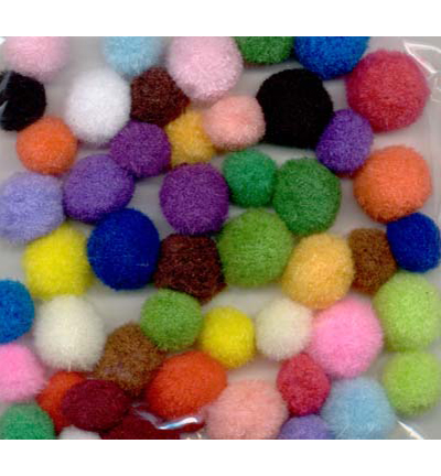 12233-3321 - Hobby Crafting Fun - Set Mega PomPom , Assorti - 