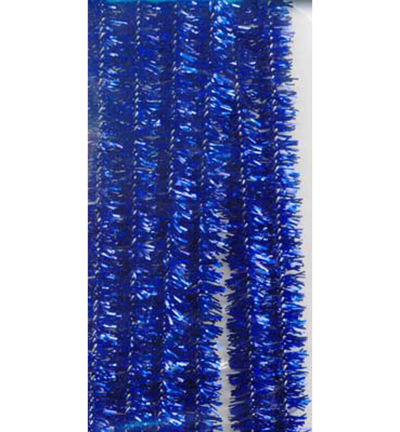12218-1834 - Hobby Crafting Fun - Set Chenille Glitter, Bleu - Glitter