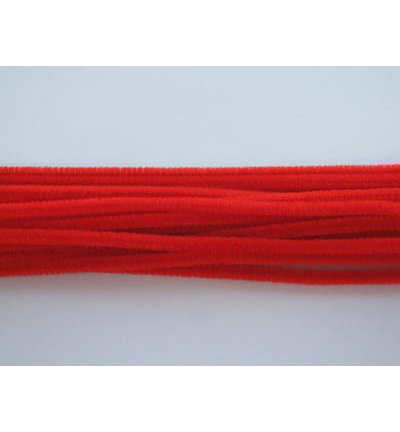 12271-7103 - Hobby Crafting Fun - Chenille, Rouge - Uni