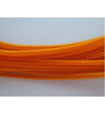 12271-7108 - Hobby Crafting Fun - Chenille, Orange - Uni