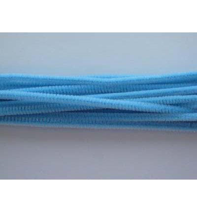 12271-7109 - Hobby Crafting Fun - Chenille, Aqua - Uni