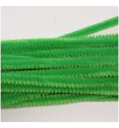 12271-7113 - Hobby Crafting Fun - Chenille, Vert Clair - Uni