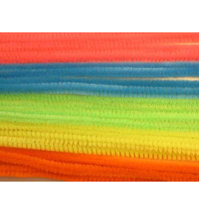 12271-7131 - Hobby Crafting Fun - Set Chenille , Néon - Set Chenille 