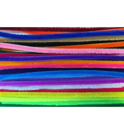 12271-7161 - Hobby Crafting Fun - Set Chenille , Couleurs assorties - Set Chenille 