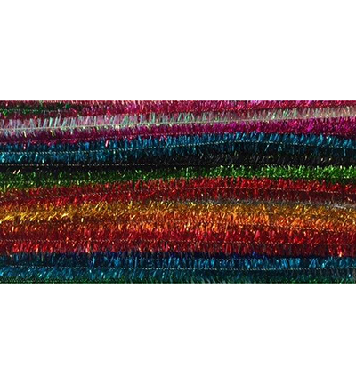 12271-7171 - Hobby Crafting Fun - Set Chenille Glitter, Couleurs assorties - 