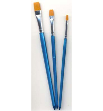 12185-8502 - Hobby Crafting Fun - Artist Brush Set, flat - Sets pinceaux & trousses