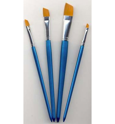 12185-8510 - Hobby Crafting Fun - Artist Brush Set, angular - Sets pinceaux & trousses