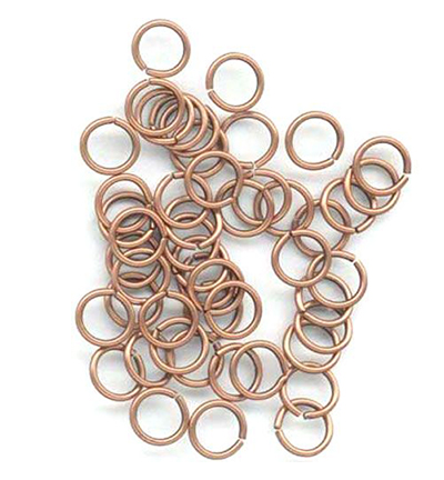 12024-0053 - Hobby Crafting Fun - Split ring (hardened), Antique Copper - Split Ring
