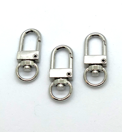 12032-7201 - Hobby Crafting Fun - Multifunctionel Clasps, platinum - Clasp / Karabijn