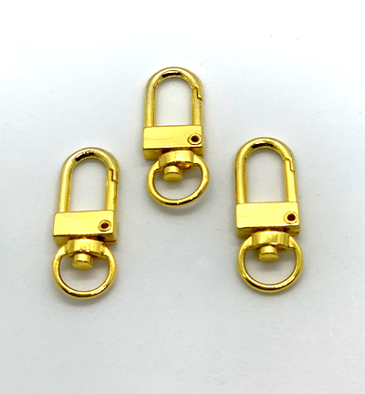 12032-7202 - Hobby Crafting Fun - Multifunctionel Clasps, gilt - Clasp / Karabijn