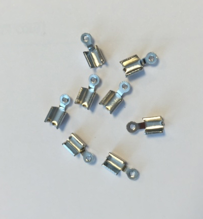 12265-6501 - Hobby Crafting Fun - Cord clasp small, Platinum - 