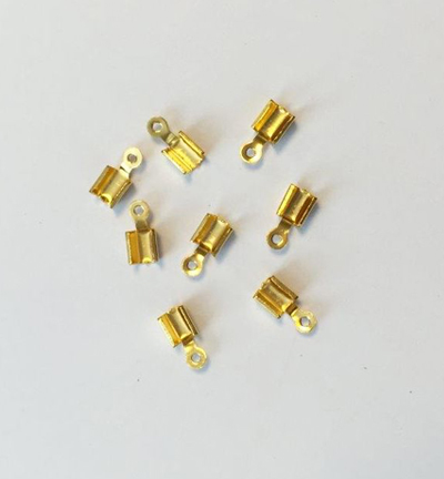 12265-6502 - Hobby Crafting Fun - Cord clasp small, Gold - 