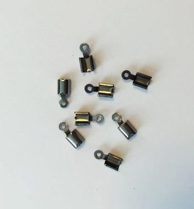 12265-6503 - Hobby Crafting Fun - Cord clasp small, Anthracite - 