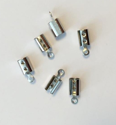 12265-6511 - Hobby Crafting Fun - Cord clasp large, Platinum - 