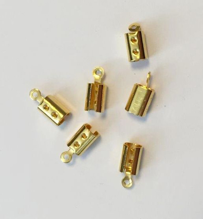 12265-6512 - Hobby Crafting Fun - Cord clasp large, Gold - 