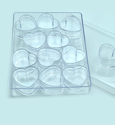 12294-9431 - Hobby Crafting Fun - Storage Boxes, 12 heart boxes - Boites de rangement 12294-9431 - Hobby Crafting Fun - Storage Boxes, 12 heart boxes - Boites de rangement