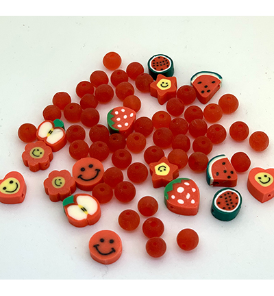 12438-3855 - Hobby Crafting Fun - Red - Katsuki mix