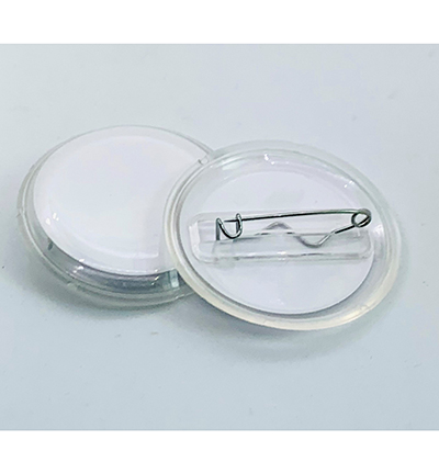 12470-7011 - Hobby Crafting Fun - Clear Click Buttons, acrylic, ø 63mm - Click Buttons