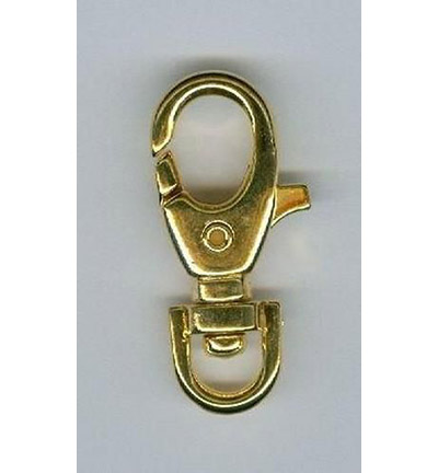 12032-4702 - Hobby Crafting Fun - Hook & clasp, 35mm, Gilt - 12032-4702 - Hobby Crafting Fun - Hook & clasp, 35mm, Gilt -