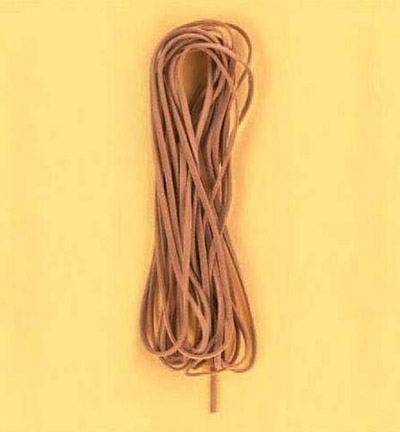 12005-0009 - Hobby Crafting Fun - Leather-like cord square, Brown, 3mmx5m - 12005-0009 - Hobby Crafting Fun - Leather-like cord square, Brown, 3mmx5m -
