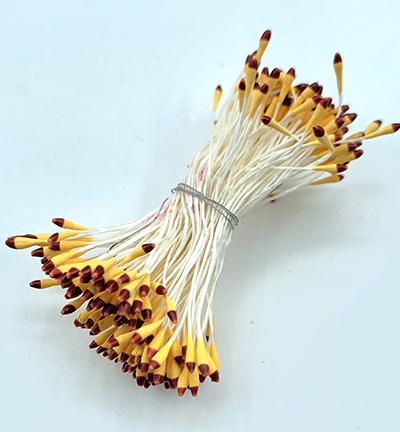 10101-0111 - Hobby Crafting Fun - Meeldraden Mat Yellow-brown, 3.5mm head - 