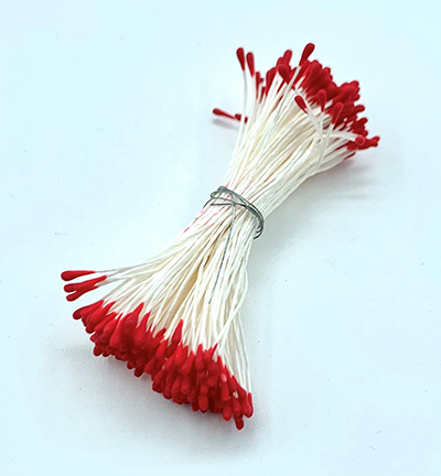 10101-0137 - Hobby Crafting Fun - Meeldraden Mat Red, 2.5mm head - 