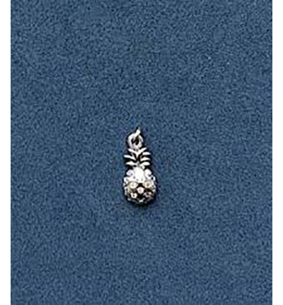 12453-5308 - Hobby Crafting Fun - Metal Charm w Strass, Pineapple - 12453-5308 - Hobby Crafting Fun - Metal Charm w Strass, Pineapple -