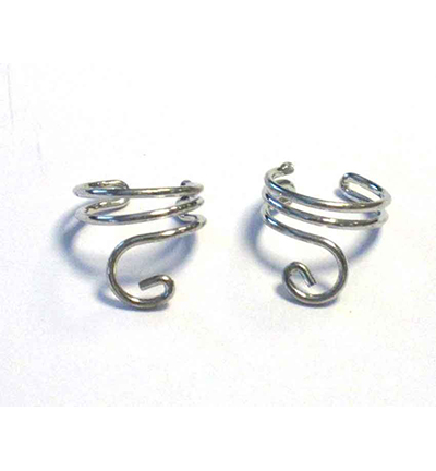 12247-4701 - Hobby Crafting Fun - Earcuffs, Platinum - 12247-4701 - Hobby Crafting Fun - Earcuffs, Platinum -