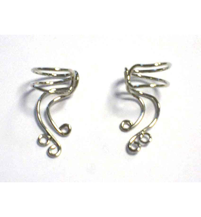 12247-4702 - Hobby Crafting Fun - Earcuffs, Platinum - 12247-4702 - Hobby Crafting Fun - Earcuffs, Platinum -