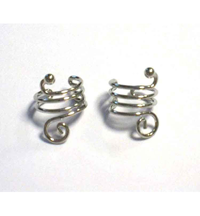12247-4704 - Hobby Crafting Fun - Earcuffs, Platinum - 12247-4704 - Hobby Crafting Fun - Earcuffs, Platinum -