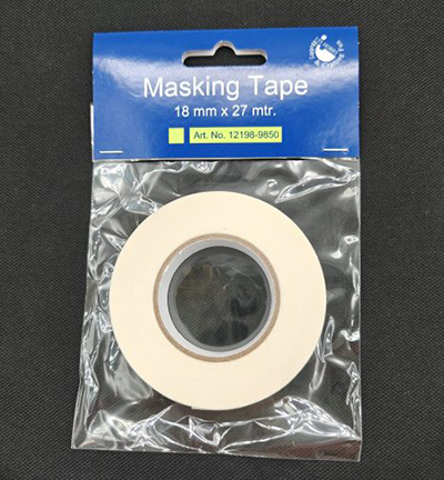 12198-9850 - Hobby Crafting Fun - Masking Tape, 18mm x 27mtr - 