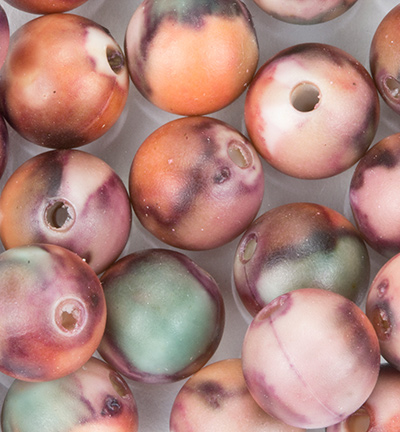 12055-5504 - Hobby Crafting Fun - Violet / Aqua - Rond mat 8mm