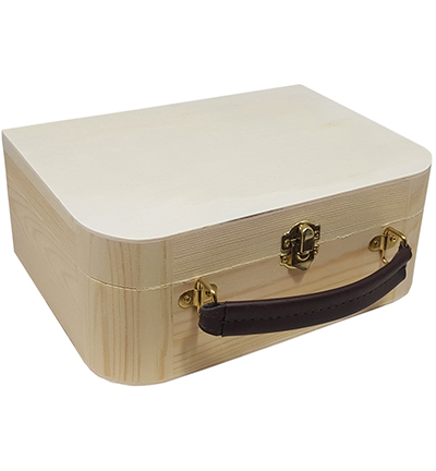 SL048AB/9985 - Kippers - Valise en bois avec poignée - 