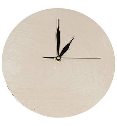 SL465 - Kippers - Horloge ronde en triplex avec mécanisme - L'horloge