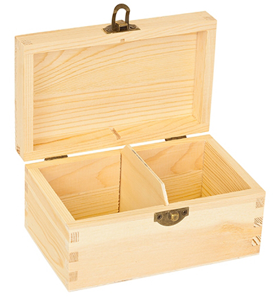 SL010/7961 - Kippers - Boite à thé 2-comp.  pin - Boites compartiments