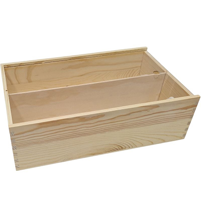 SL669 / 2596 - Kippers - Caisse à vin,2 bouteilles, avec couvercle à glissière en plexiglas - 