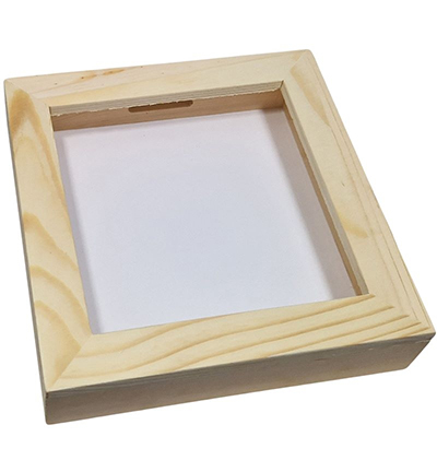 SL664 / 2602 - Kippers - Tirelire plexiglas avec fond blanc - moyen - 