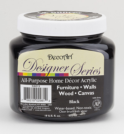 DAD12-22 - DecoArt - Black - Designer Series DAD12-22 - DecoArt - Black - Designer Series