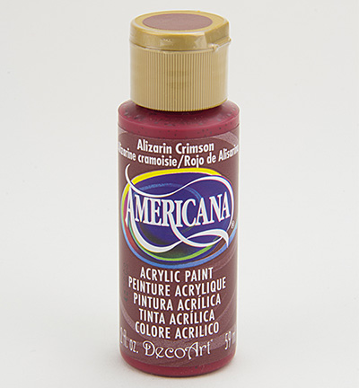 DA179-3 - DecoArt - Alizarin Crimson - Americana Acrylics DA179-3 - DecoArt - Alizarin Crimson - Americana Acrylics