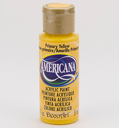 DA201-3 - DecoArt - Primary Yellow - Americana Acrylics