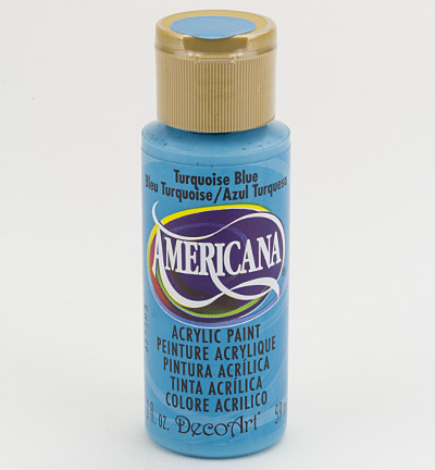 DA268-3 - DecoArt - Turquoise Blue - Americana Acrylics DA268-3 - DecoArt - Turquoise Blue - Americana Acrylics