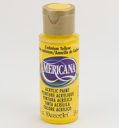 DAO10-3 - DecoArt - Cadmium Yellow (transparent)) - Americana Acrylics