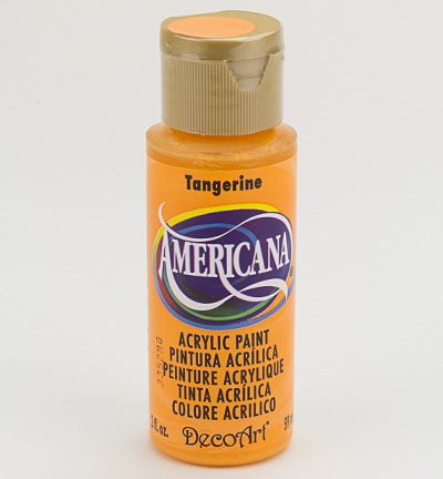 DAO12-3 - DecoArt - Tangerine (transparent) - Americana Acrylics