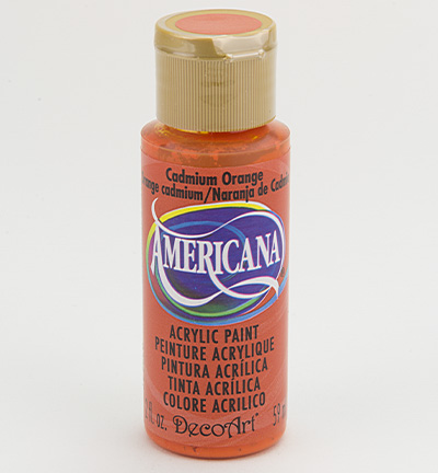 DAO14-3 - DecoArt - Cadmium Orange - Americana Acrylics