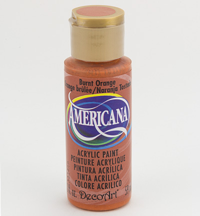 DAO16-3 - DecoArt - Burnt Orange - Americana Acrylics