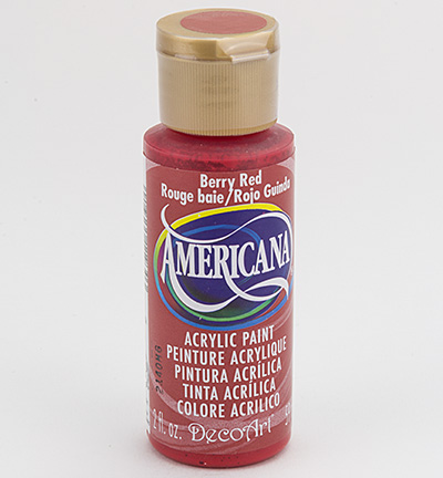 DAO19-3 - DecoArt - Berry Red (transparent)) - Americana Acrylics
